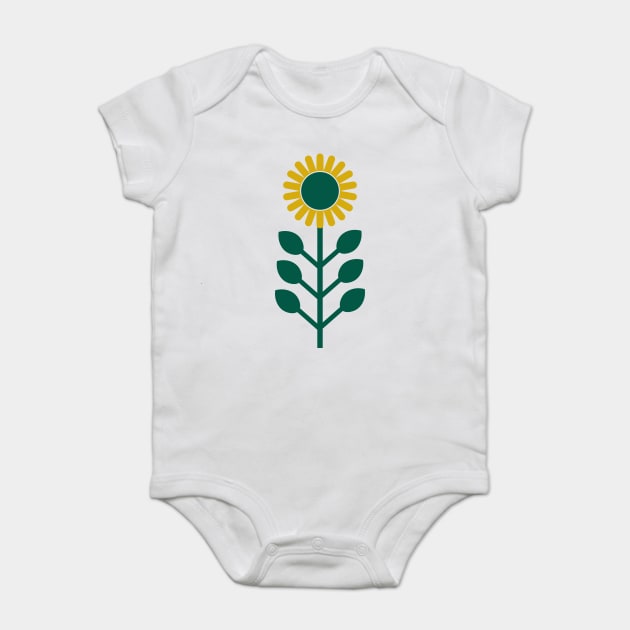 Sunflower Baby Bodysuit by CreativeSage